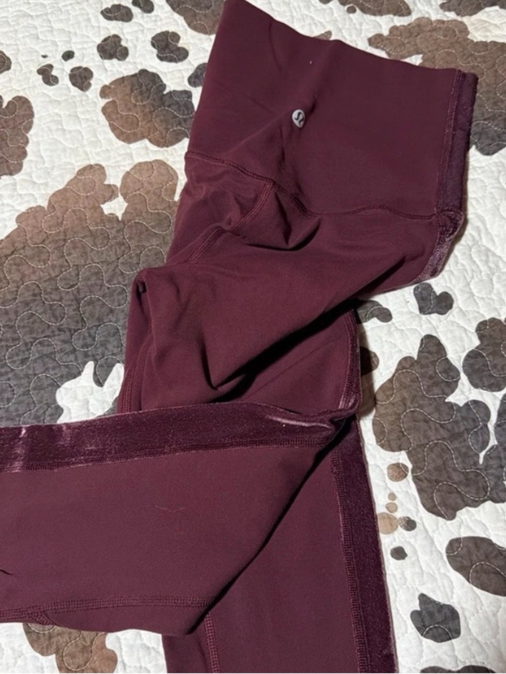 lululemon athletica Burgundy High-Rise Leggings